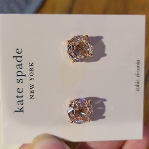 Kate Spade New York Cubic Zirconia Morganite Stud Earrings